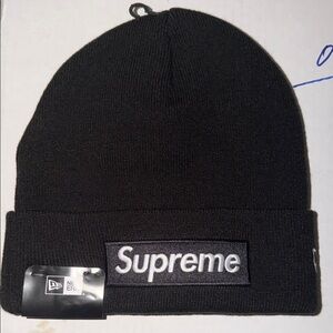 Supreme Black Knit Cap